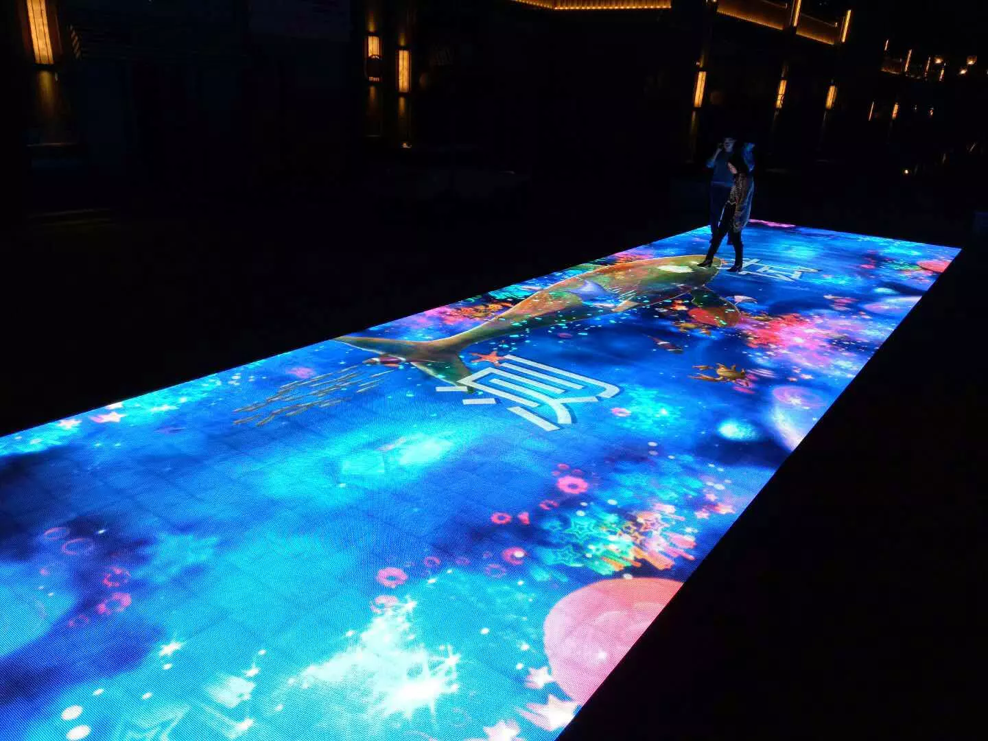 Outdoor Interactive LED floor screen