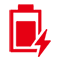 Indicate the percentage of stored power, long lasting working time