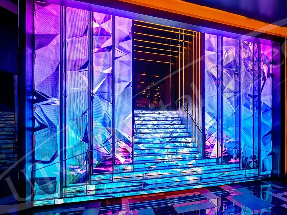 Staircase Interactive led screen
