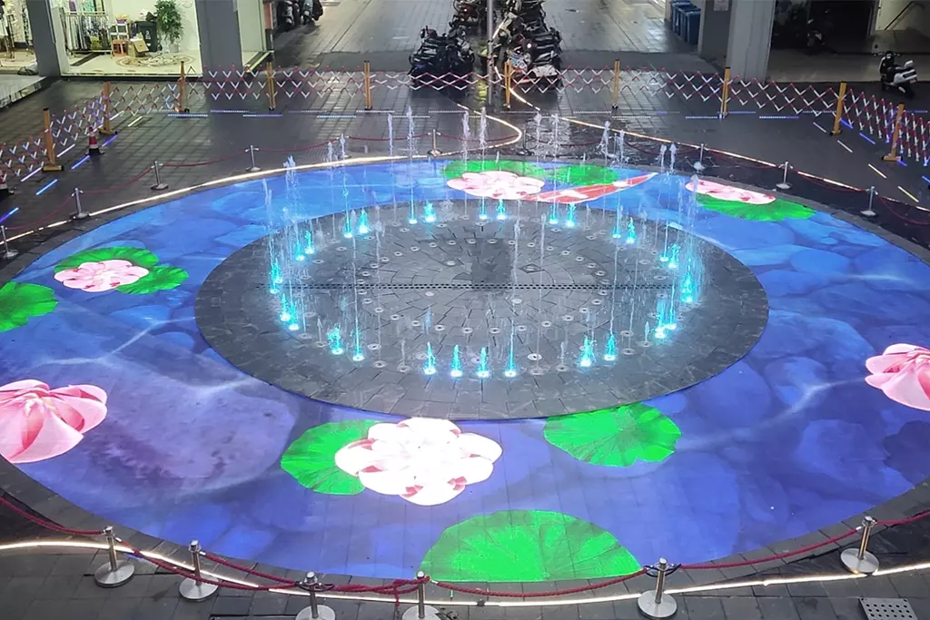 LED Video Floor For Shoping Mall