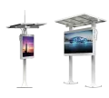 Outdoor Solar LED Pole Display